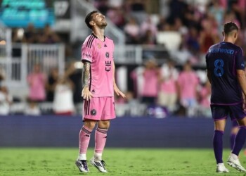 Messi marcó y festejó a lo Iron Man