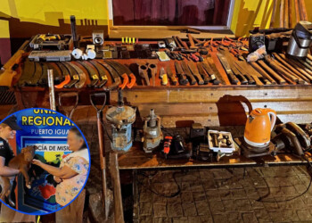 Escondían en una vivienda de Andresito más de 40 artículos robados y hasta un pitbull ajeno