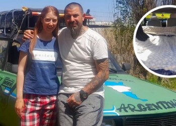 Cansados de no llegar a fin de mes: emprendieron una travesía por el país con un Renault 12 y 14 mil pesos