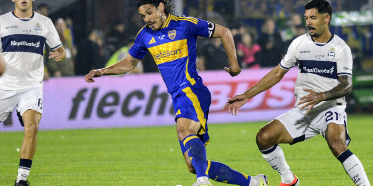 Edinson Cavani. Boca Juniors vs Gimnasia y Esgrima de La Plata. Semifinal Copa Argentina 23/10/2024 Fotobaires