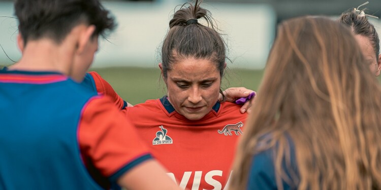 LA GRAN CAPITANA. La misionera “Pula” Pedrozo, referente del seleccionado que buscará el título hoy en Lima (Prensa UAR)