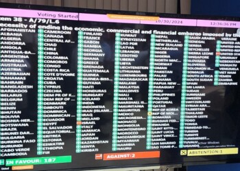 Argentina votó en contra del embargo económico de EEUU a Cuba