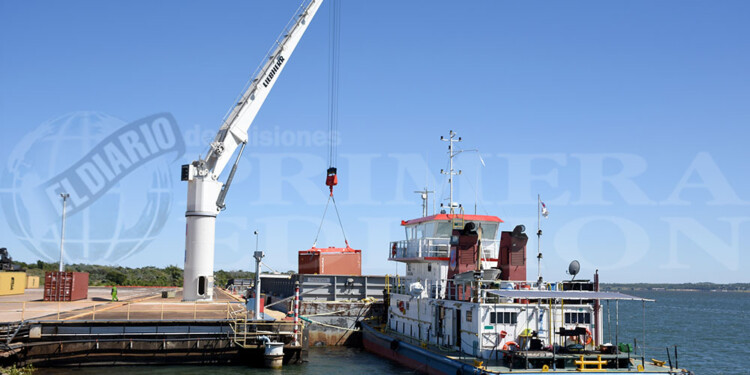 PUERTO. La habilitación del transporte fluvial cumplió un rol fundamental en este crecimiento