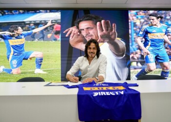 Edison Cavani renovó dos años más con Boca y jugará el Mundial de Clubes