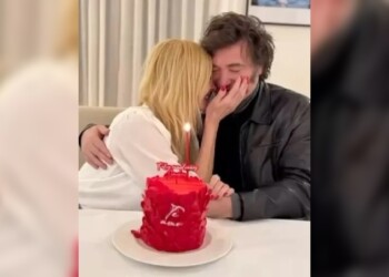 Yuyito González compartió imágenes del festejo de cumpleaños de Javier Milei