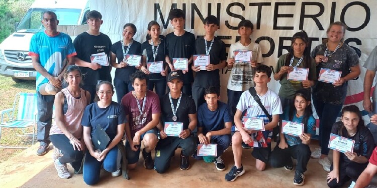 COMPETENCIA. El semillero del Tiro Provincial se dio cita en el Tiro Federal.