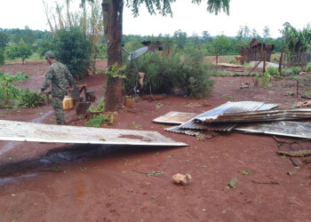 Temporal provocó graves daños en el tendido eléctrico de Comandante Andresito