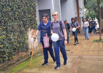 Caminaron por Posadas para visibilizar a las personas con discapacidad visual
