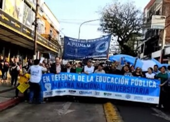 Posadas también se moviliza en defensa de la universidad pública