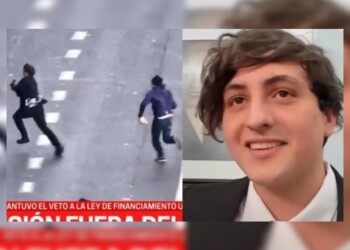 Video: agredieron al youtuber libertario Fran Fijap en las afueras del Congreso