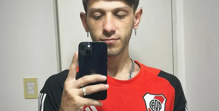 Facundo Bono, el hijo extramatrimonial de Martín Demichelis (FOTO: INSTAGRAM @facundobono).