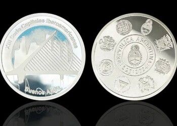 Lanzan una moneda conmemorativa de $25 con la imagen del Puente de la Mujer