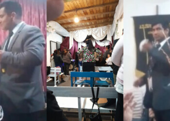 Detienen a dos “pastores evangélicos” en plena misa: eran buscados por homicidio