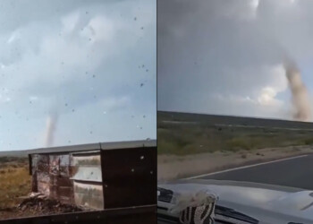 VIDEO: registran un impresionante tornado en La Pampa