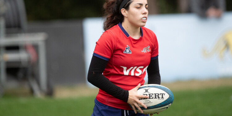 CONVOCADA. La joven Agustina Ibáñez, jugadora de CAPRI, entrena con la Selección en Alta Gracia.