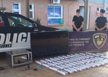 Tras denuncia por violencia de género, se decomisó marihuana y cigarrillos de contrabando