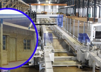 “La fábrica de casas de madera está parada”