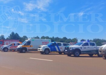 Garupá: cómo y para qué se realizó el simulacro de las fuerzas de seguridad sobre ruta 12