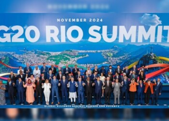 Javier Milei fue el único ausente de la foto oficial del G20