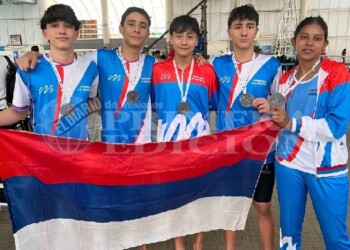 Juegos Nacionales Evita: “Hicimos una muy buena posta y logramos la medalla de plata en natación”