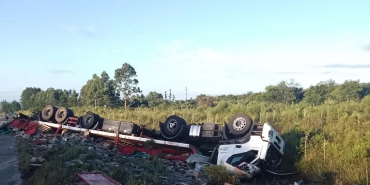 El conductor se habría quedado dormido. Foto: gentileza, Ahora