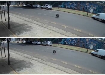 Susto en Posadas: transitaba en su auto cuando se le voló una rueda en plena avenida