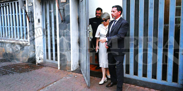 AUTORIDAD. Elva Benítez, responsable legal del ICRA declaró el miércoles 23 de octubre ante el juez y fiscal de instrucción penal.