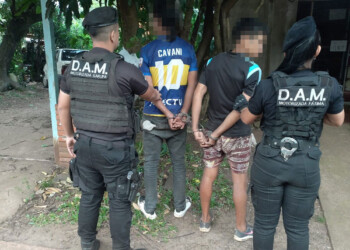 Detienen a dos hombres en Garupá con más de medio kilo de cocaína