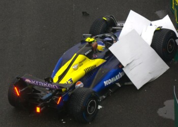 Colapinto se estrelló en la clasificación del Gran Premio de Brasil