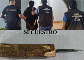 Un hombre amenazó a su pareja, secuestró un bebé y atacó a un Policía