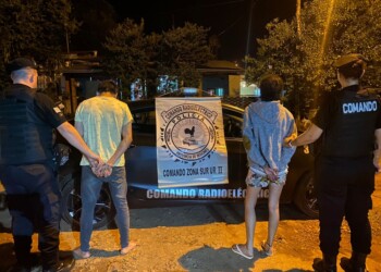 Pareja detenida: él por agredir a un joven y ella por amenazar a policías