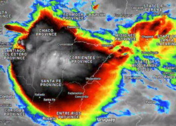 Imponente frente de tormenta afecta a Misiones y el noreste del país