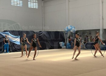 Juegos Nacionales Evita 2024: medalla dorada y plateada para Misiones en gimnasia rítmica