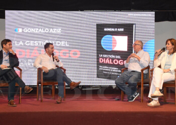Passalacqua y Goerling juntos para la presentación del libro de diálogo político