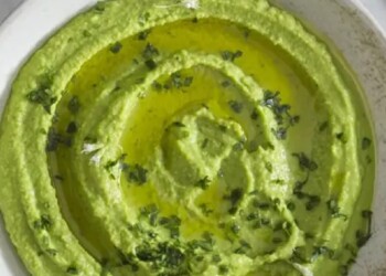 Recetas fáciles y saludables: hummus de espinaca