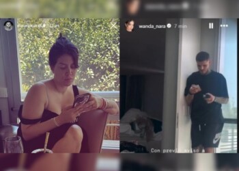 Mauro Icardi compartió imágenes de Wanda Nara en su casa