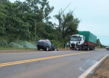 Fatal accidente en Ruta 14: auto chocó contra un camión de Misiones