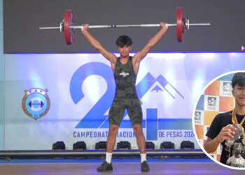Levantamiento olímpico: David Pereyra ganó cinco medallas en el nacional