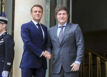 Milei recibió a Macron antes de la agenda oficial que tendrá el francés en Argentina