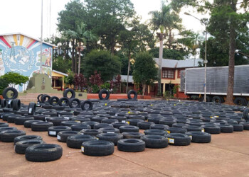 Gendarmería secuestró más de 860 neumáticos y mercadería de contrabando en Misiones