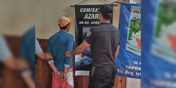 El padrastro fue detenido ayer en Apóstoles.
Foto: gentileza Daniel Correa