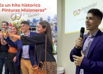 Celebran la apertura de la primera franquicia de Pinturas Misioneras