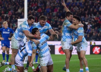 Los Pumas aplastaron a Italia en partido amistoso