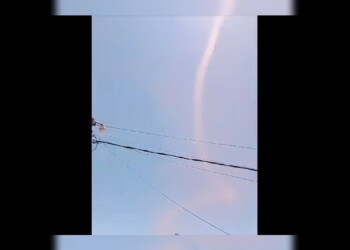 Video: un “remolino de polvo” causó sorpresa en un barrio posadeño