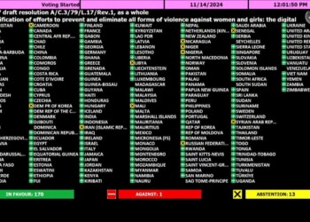 Argentina, único voto en contra en la ONU a favor de mujeres y niñas