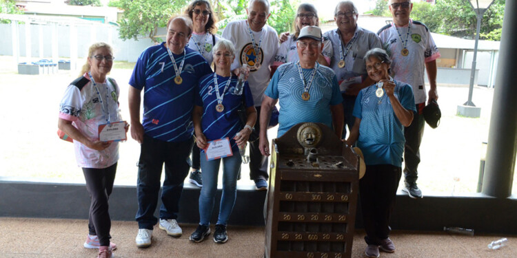 DESDE APÓSTOLES. Miguel Barreyro se quedó con la prueba de sapo (Gentileza Ministerio de Deportes)