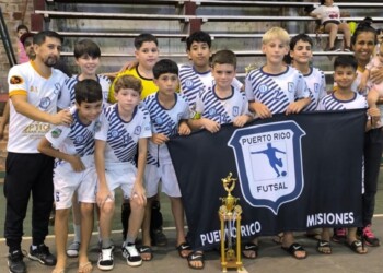 Futsal: el semillero de Puerto Rico festejó en Montecarlo