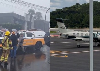 Una avioneta se estrelló en una zona comercial en el sur de Brasil