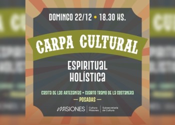 Este domingo, se estrena la “Carpa Cultural Espiritual Holística” en la costanera de Posadas