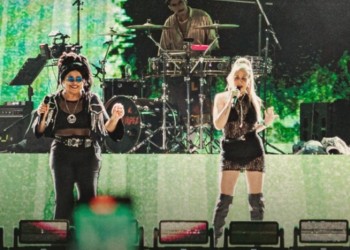 La Delio Valdez tocó a Los Redondos con Los Fundamentalistas del Aire Acondicionado